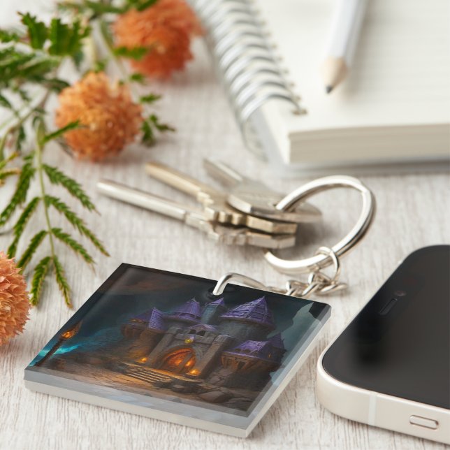 Porte-clefs Château nain de la forge des forgerons (Devant Droit)