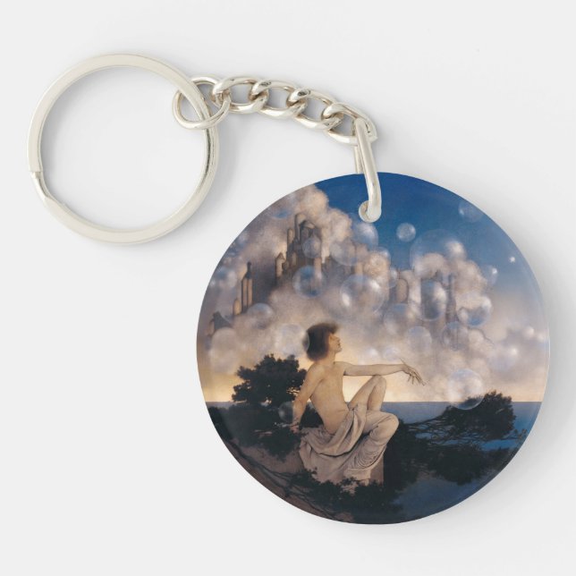 Porte-clefs Châteaux en Espagne de Maxfield Parrish 1904 Fanta (Devant)