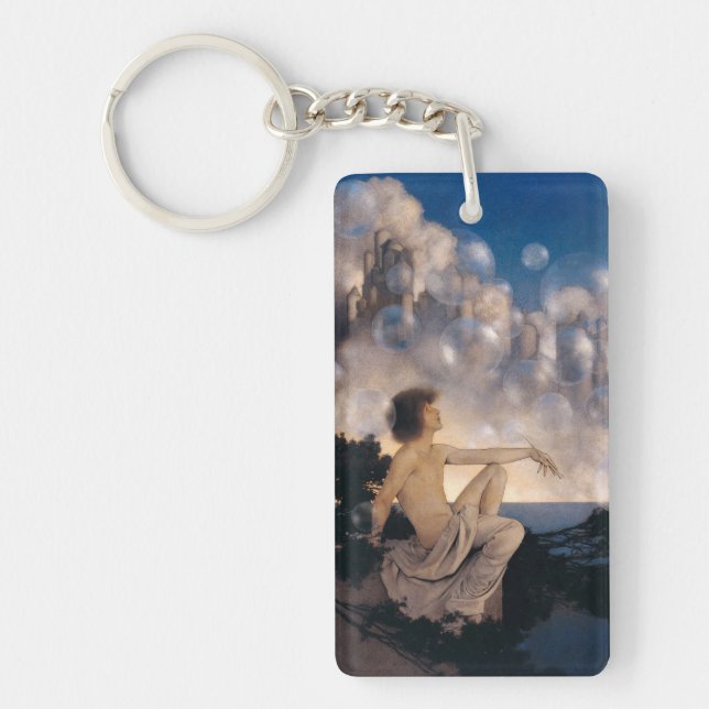Porte-clefs Châteaux en Espagne de Maxfield Parrish 1904 Fanta (Devant)