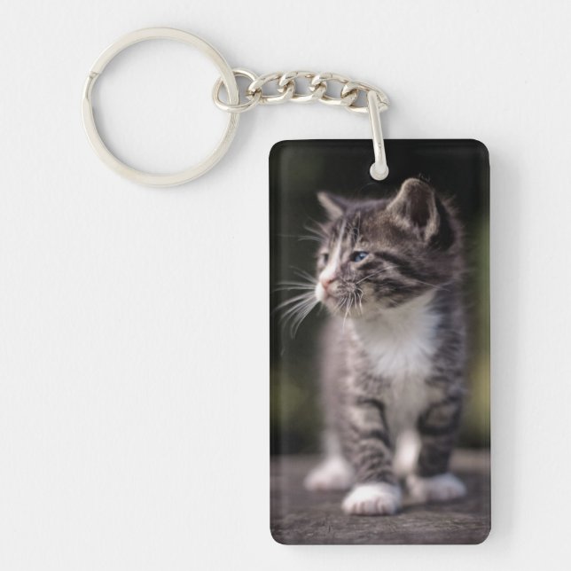 Porte-clefs Chaton se tenant grand (Devant)
