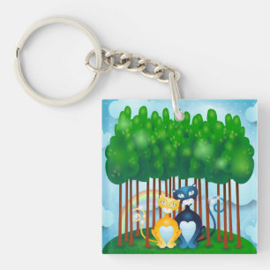 Porte-clefs Chats