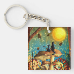 Porte-clefs Chats de champignons