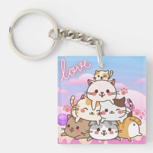 Porte-clefs Chats mignons