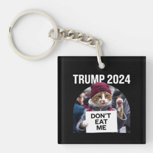 Porte-clefs Chats Ne Me Mangez Pas Pour Trump 2024