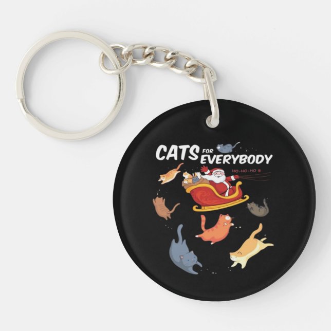 Porte-clefs Chats pour tout le monde  (Devant)