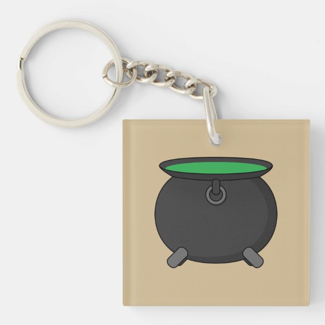 Porte-clefs Chaudron de sorcière (Devant)