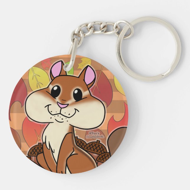 Porte-clefs Cheeky Chipmunk - (Dos)