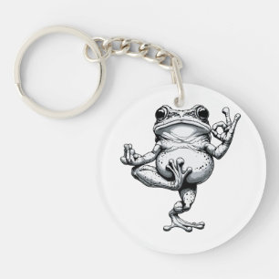 Porte-clefs Chef-d'œuvre de Grenouille Zen