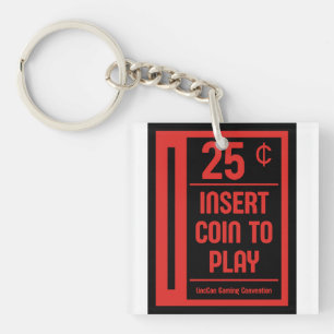 Porte-clefs Chemise à fente Retro Arcade
