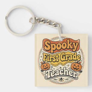 Porte-clefs Chemise d'Halloween pour enseignant de première an