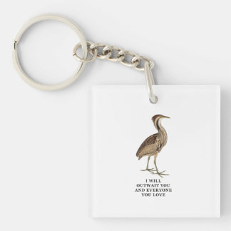 Porte-clefs Chemise drôle de Butor d'Amérique - je vous attend