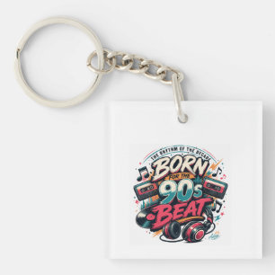 Porte-clefs Chemise Né Pour Le Rythme Des Années 90