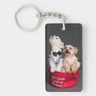 PORTE-CLEFS CHER PÈRE NOËL, JE VEUX TOUS LES OS