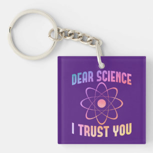 Porte-clefs Cher Science Je Vous Fais Confiance - Science Amus
