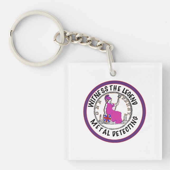 Porte-clefs Chercheur de métaux  (Devant)