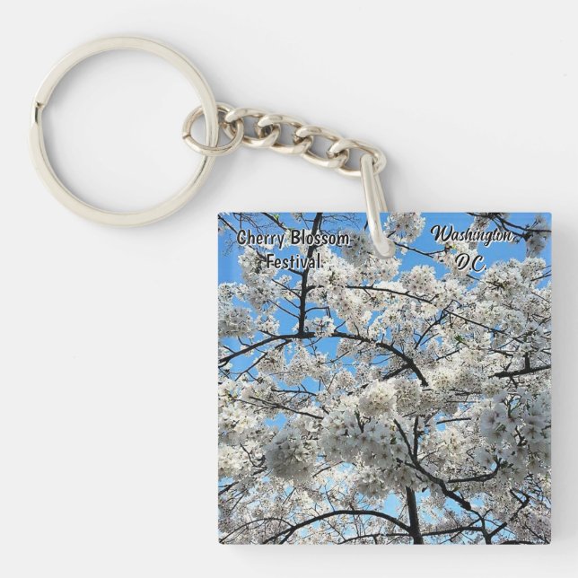 Porte-clefs Cherry Blossom Festival Washington D.C. Souvenir (Devant)