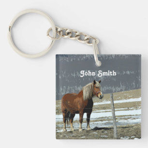 Porte-clefs Cheval Belge En Porte - clé Paddock