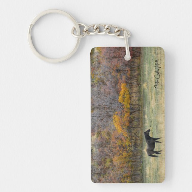 Porte-clefs Cheval d'automne (Devant)