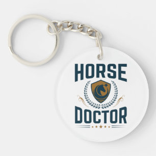 Porte-clefs Cheval Doctor Equine Vétérinaire