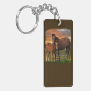 Porte-clefs Cheval et poney