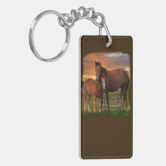 Porte-clefs Cheval et poney (Devant gauche)