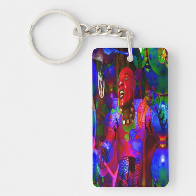 Porte-clefs Chevalier africain (Devant)