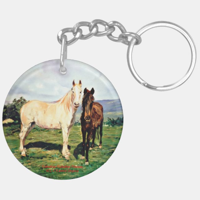 Porte-clefs Chevaux/Cabalos/Horses (Dos gauche)