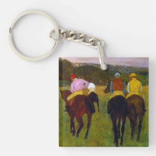 Porte-clefs Chevaux de course Edgar Degas à Longchamp