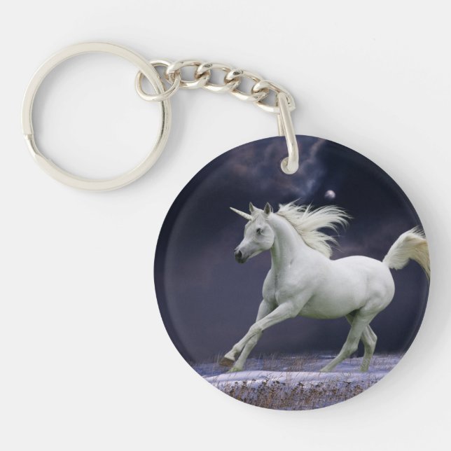 Porte-clefs Chevaux d'imaginaire : Licorne (Devant)
