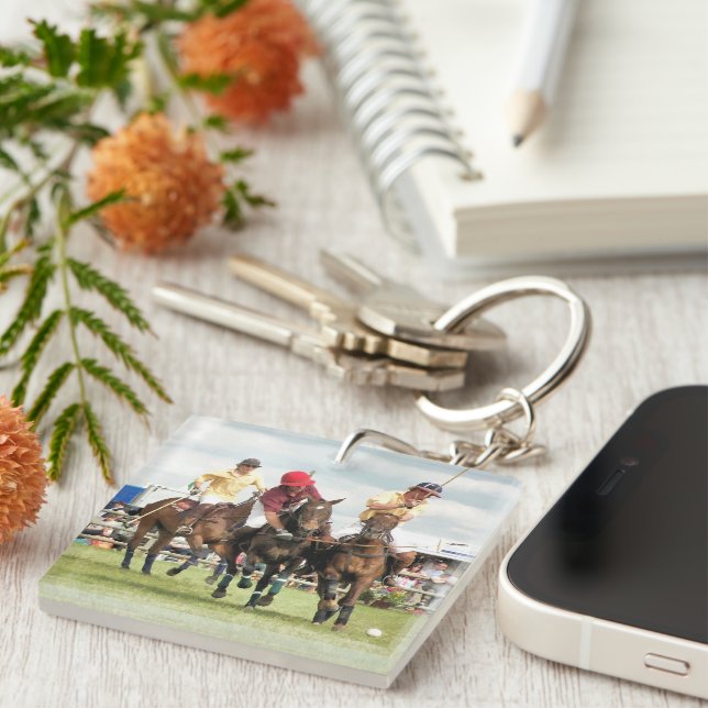 PORTE-CLEFS CHEVAUX SPORTIFS (Devant Droit)