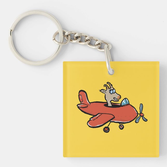 Porte-clefs chèvre volante (Devant)