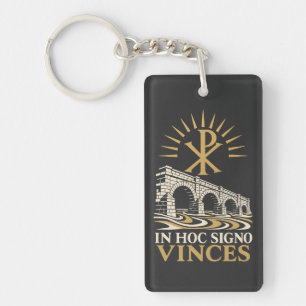 Porte-clefs Chi Rho Pont Milvien In Hoc Signo Vinces