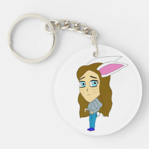 Porte-clefs chibi bunnygirl