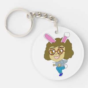 Porte-clefs chibi bunnygirl