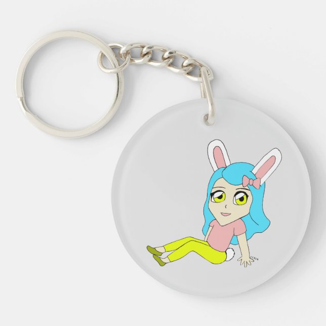 Porte-clefs chibi bunnygirl porte - clé (Devant)