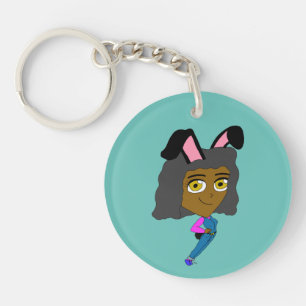 Porte-clefs chibi bunnygirl porte - clé
