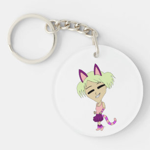Porte-clefs chibi catgirl