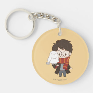 Porte-clefs Chibi HARRY POTTER™ & Hedwig