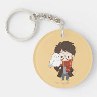 Porte-clefs Chibi HARRY POTTER™ & Hedwig