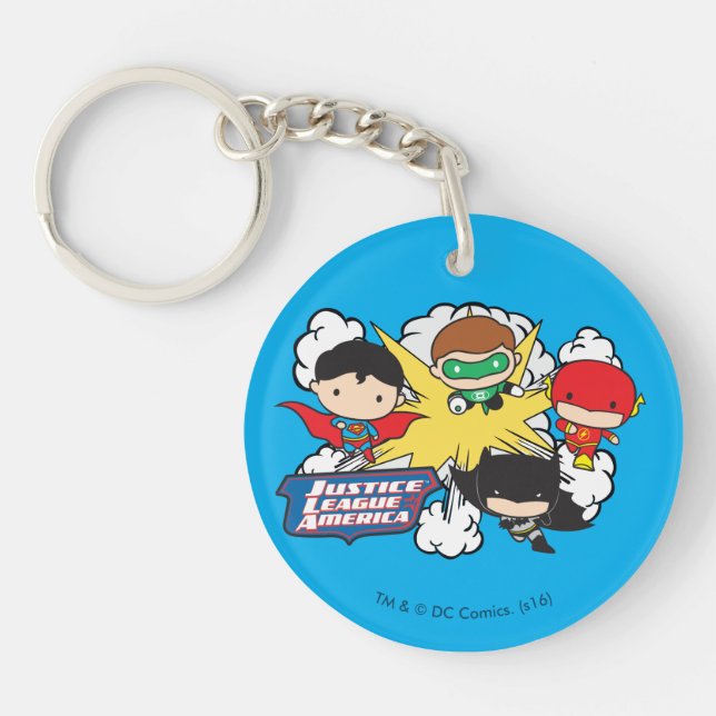 Porte-clefs Chibi Justice League of America Explosion (Devant)