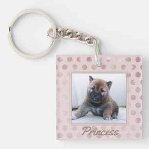 Porte-clefs Chic Pink Pet Photo - Qui est un bon chien ?