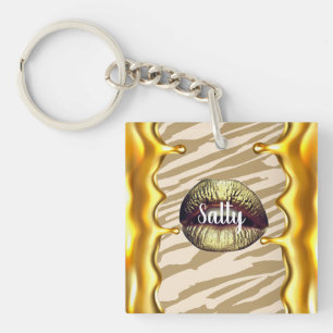 Porte-clefs Chic Salty Luxueux cadeau Anniversaire été lèvres 