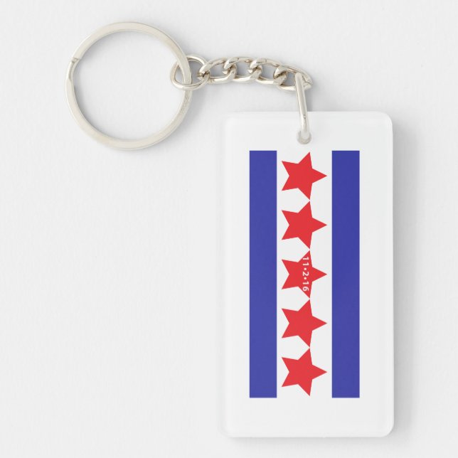 Porte-clefs Chicago Gagne! 2016 (Devant)