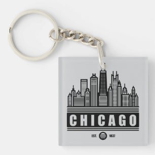 Porte-clefs Chicago Illinois États-Unis