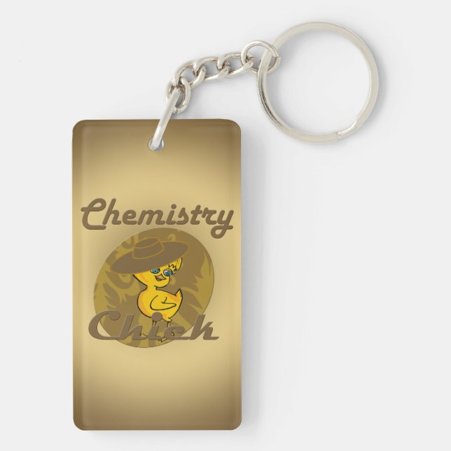 Porte-clefs Chick de chimie #6 (Dos)