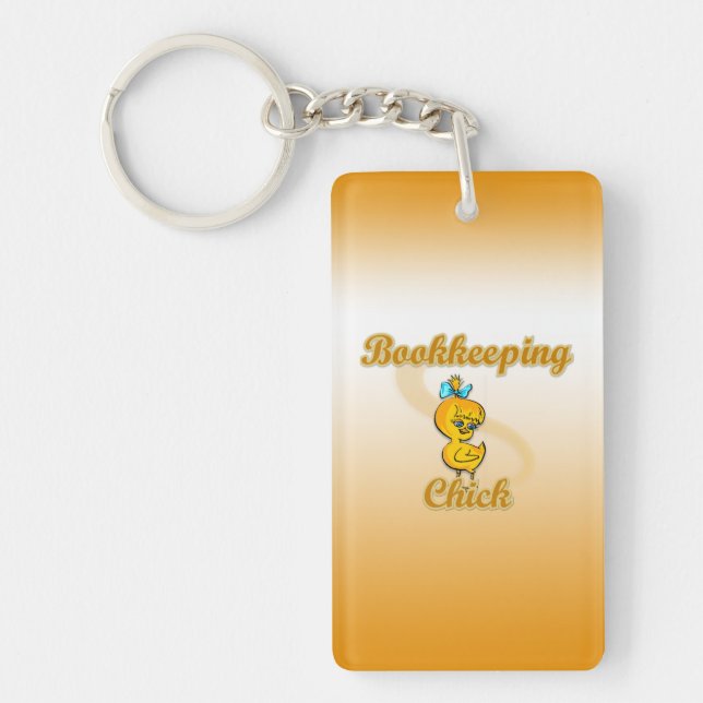 Porte-clefs Chick de tenue de livres (Devant)