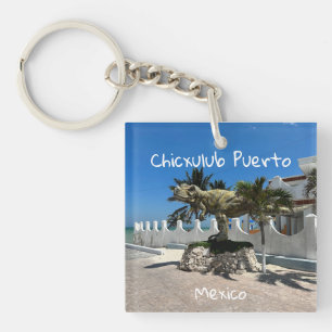 Porte-clefs Chicxulub Puerto, Mexique - Porte - clé acrylique