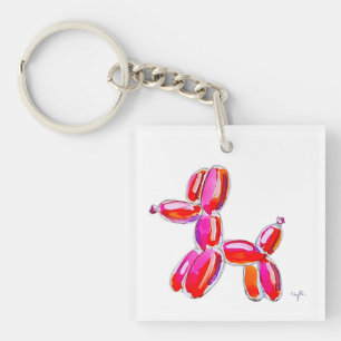 Porte-clefs Chien à ballon