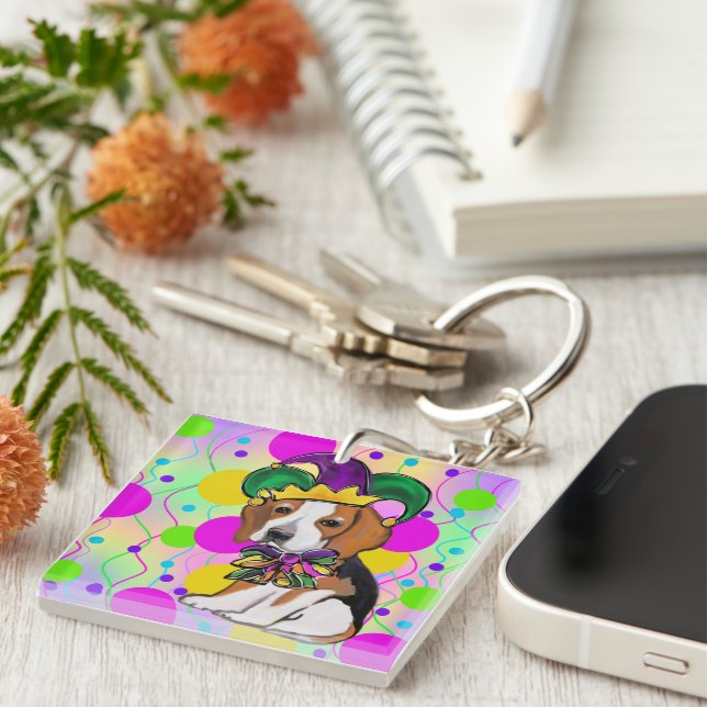 Porte-clefs Chien Beagle (Devant Droit)