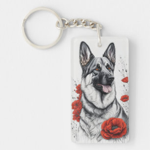 Porte-clefs Chien berger allemand